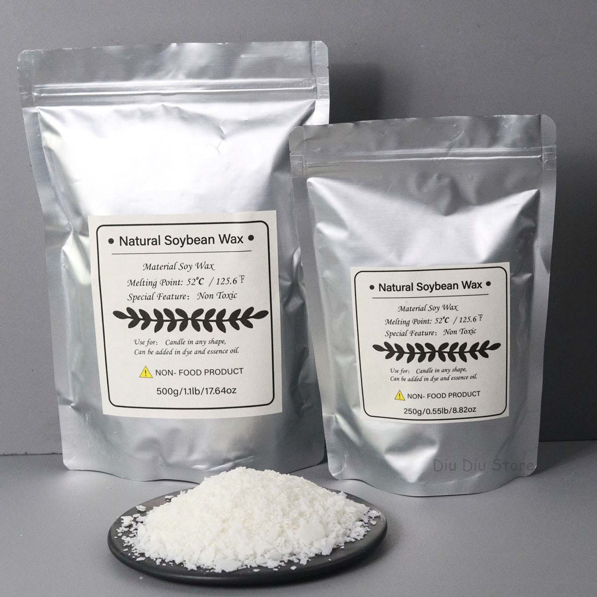 500 جرام/1 كجم شمع الصويا الطب - مراجعة Soy Wax Flake وسعره