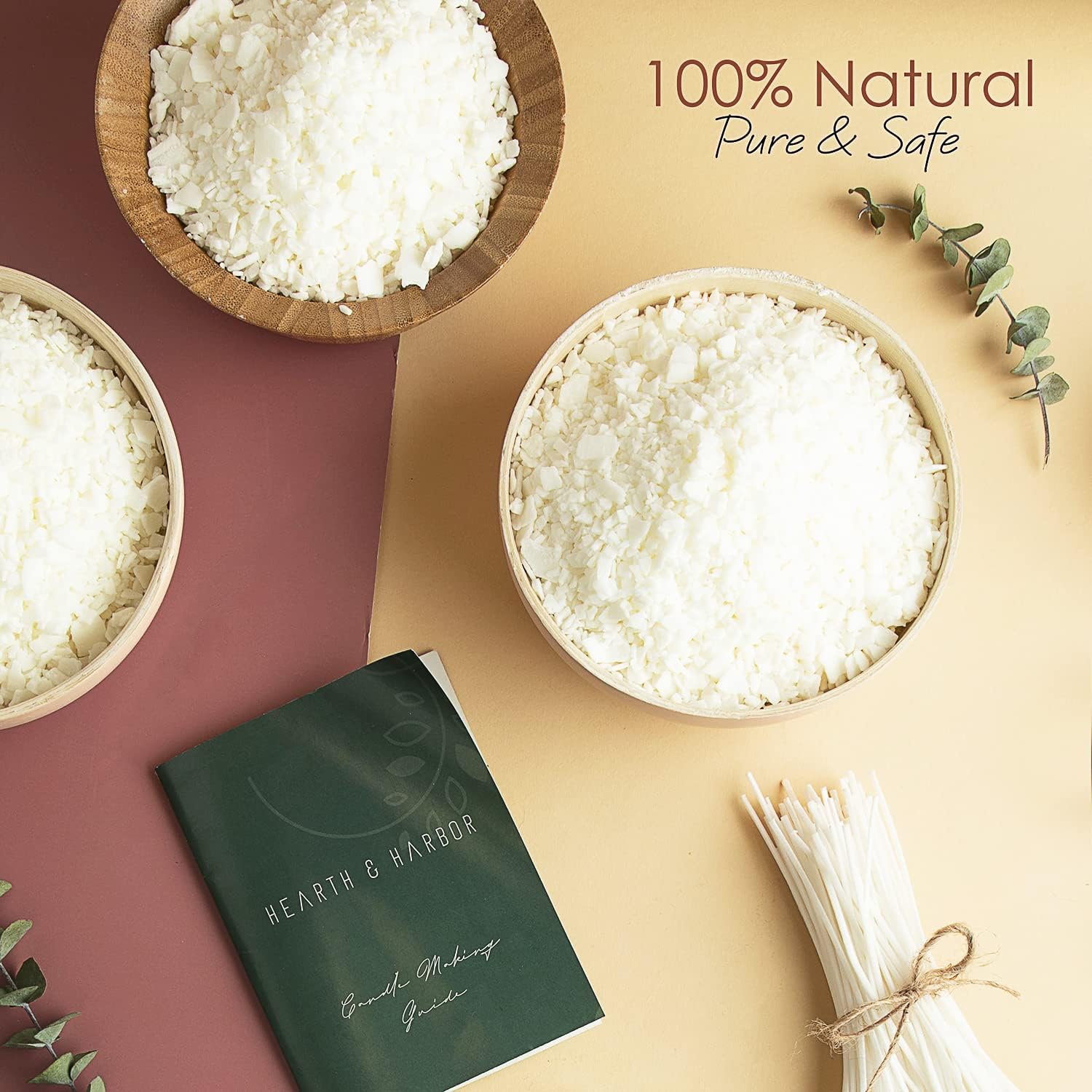 25 رطلاً. شمع الصويا مع مستلزم - مراجعة Soy Wax Flake وسعره