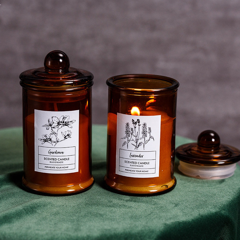 Jar جرة الزجاج شمعة معطرة الزي - مراجعة Soy Wax Flake وسعره