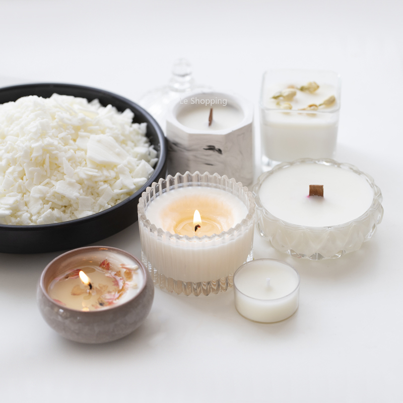 شمع الصويا الطبيعي النقي DIY ب - مراجعة Soy Wax Flake وسعره