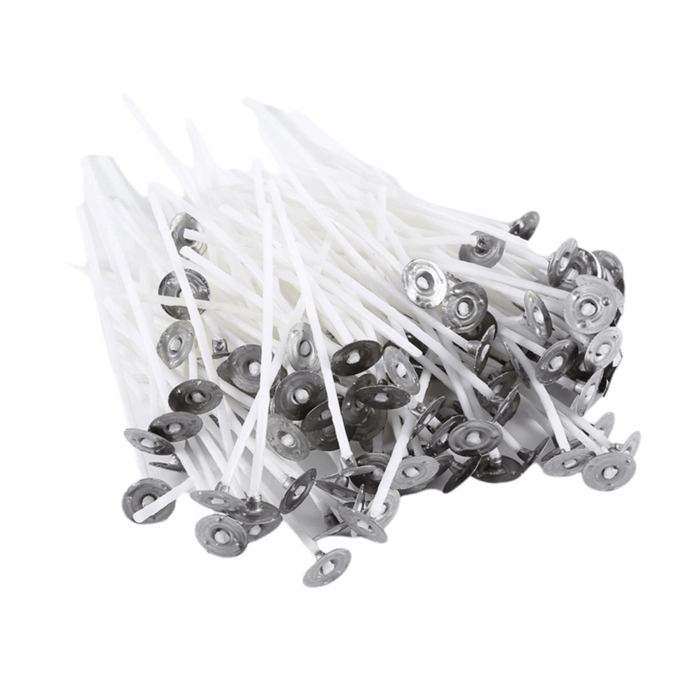 100 قطعة فتائل شمع قطنية 100%  - مراجعة Soy Wax Flake وسعره