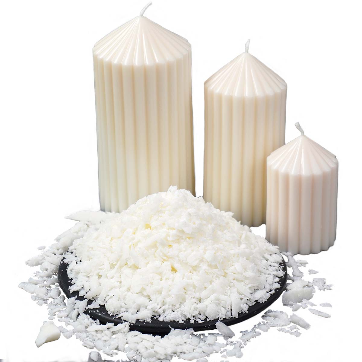 100/250/500/1000 جرام شمع الصو - مراجعة Soy Wax Flake وسعره