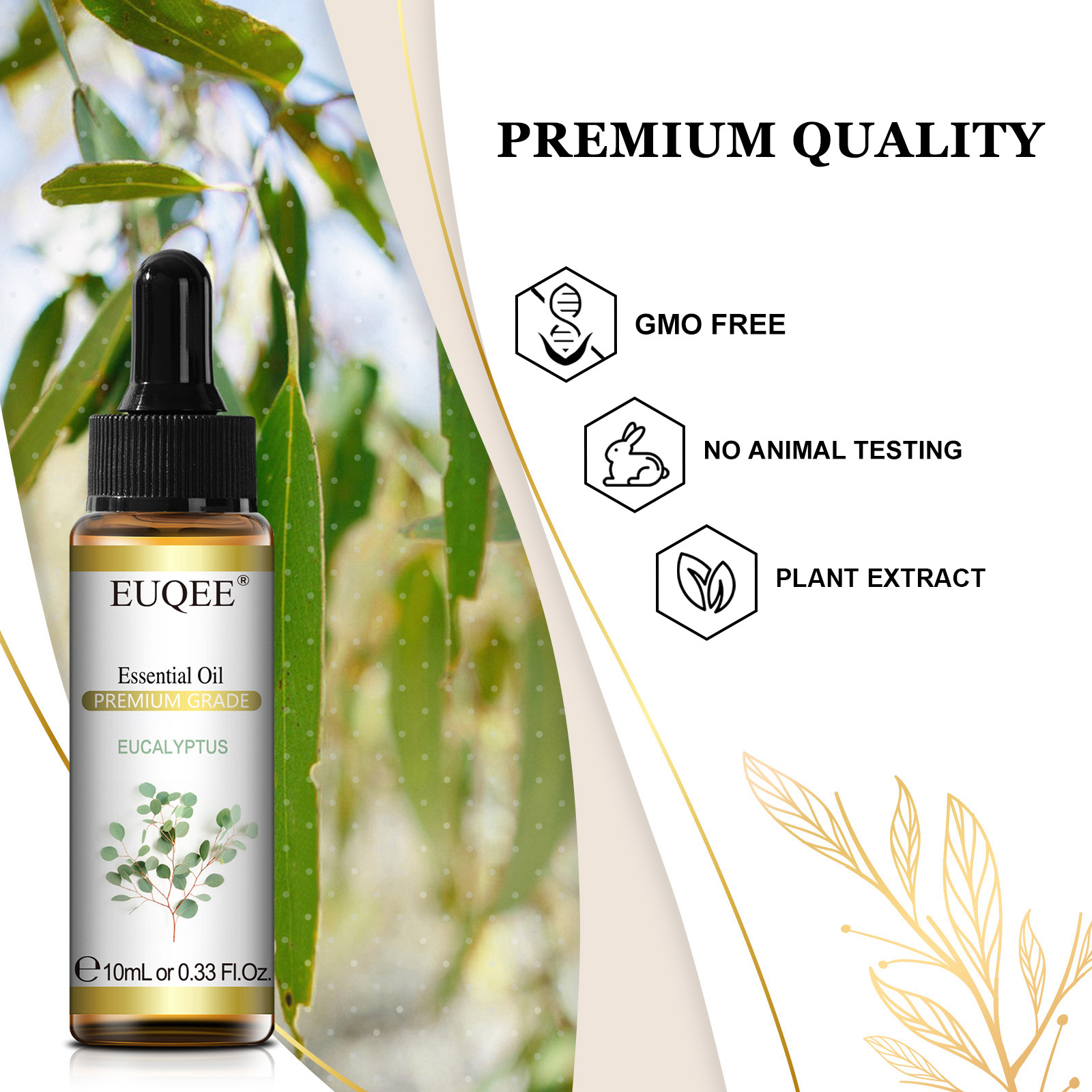 EUQEE 10 مللي الزيوت العطرية ا - مراجعة Home Fragrance Eucalyptus وسعره