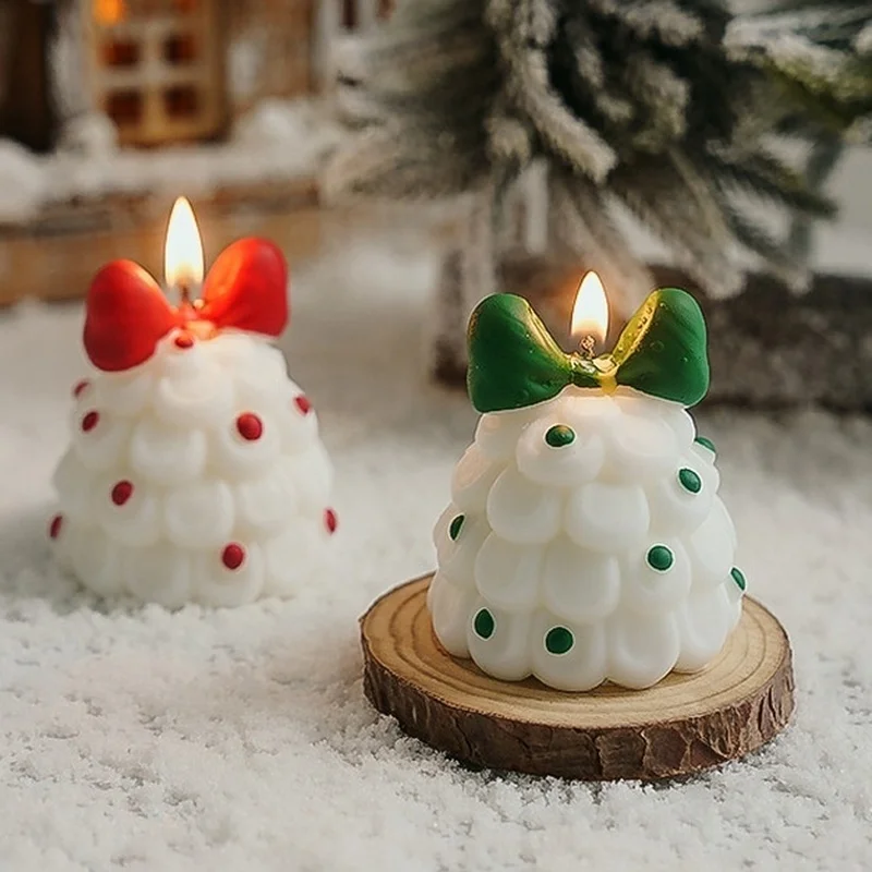 لطيف شجرة عيد الميلاد الشموع ا - مراجعة Xmas Home Fragrance وسعره