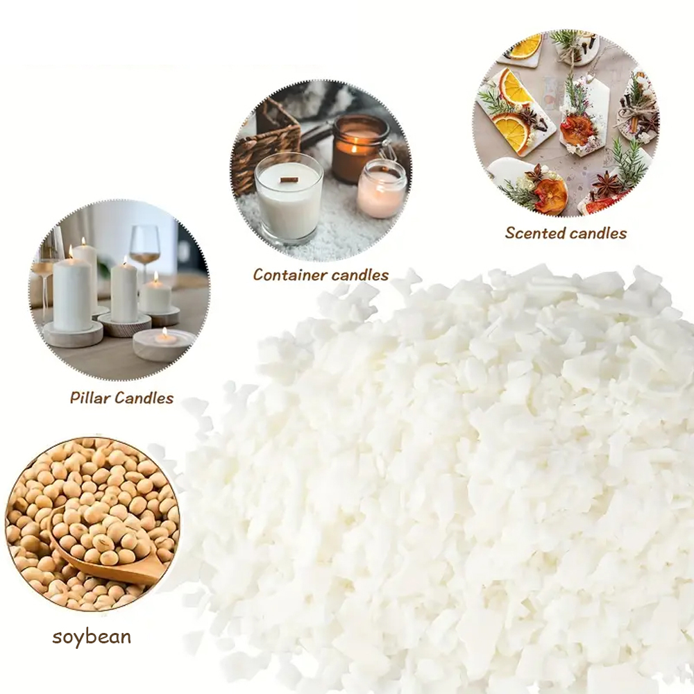 200 جرام/1 كجم رقائق شمع الصوي - مراجعة Soy Wax Flake وسعره
