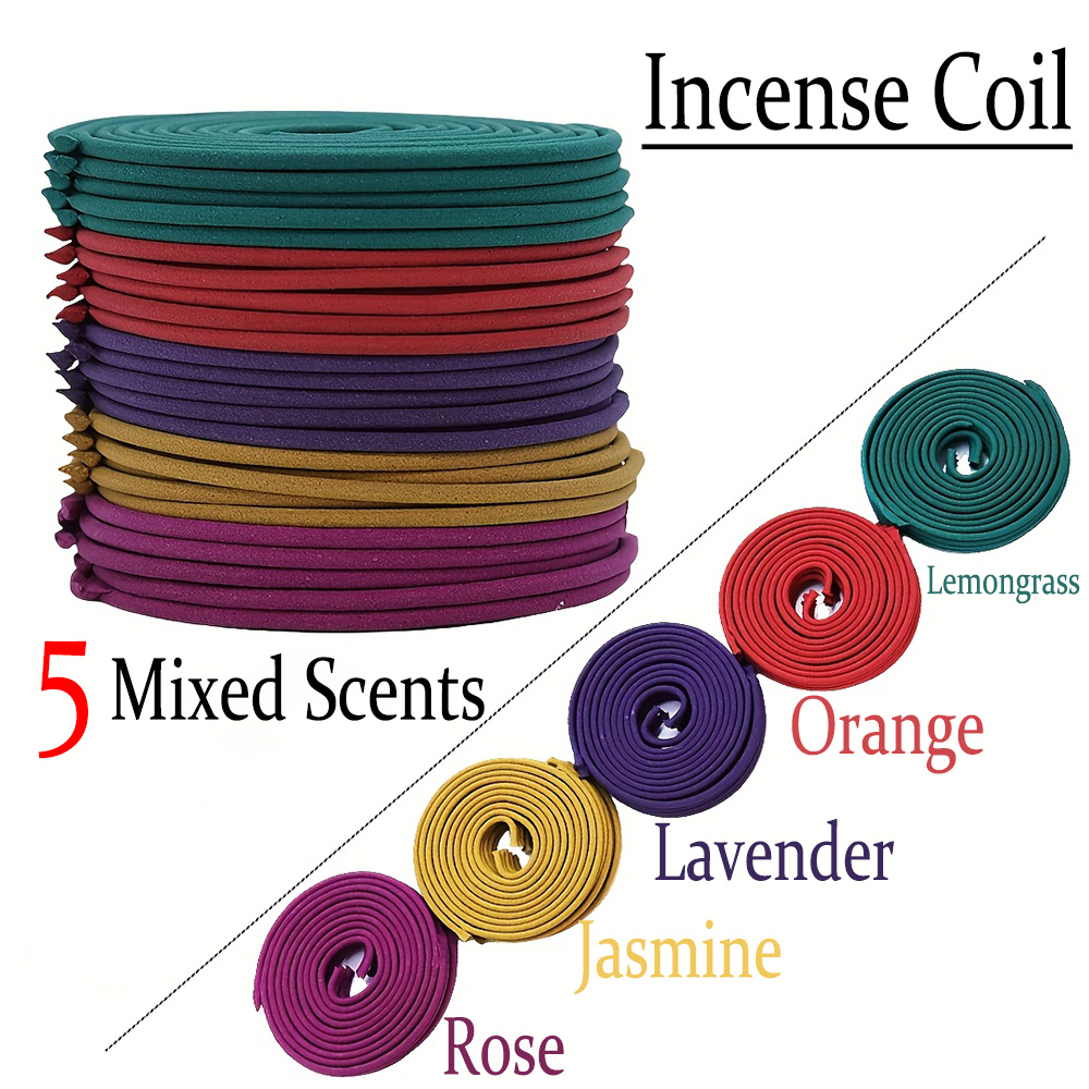 مجموعة بخور حلزونية كلاسيكية ع - مراجعة Home Fragrance Rose وسعره