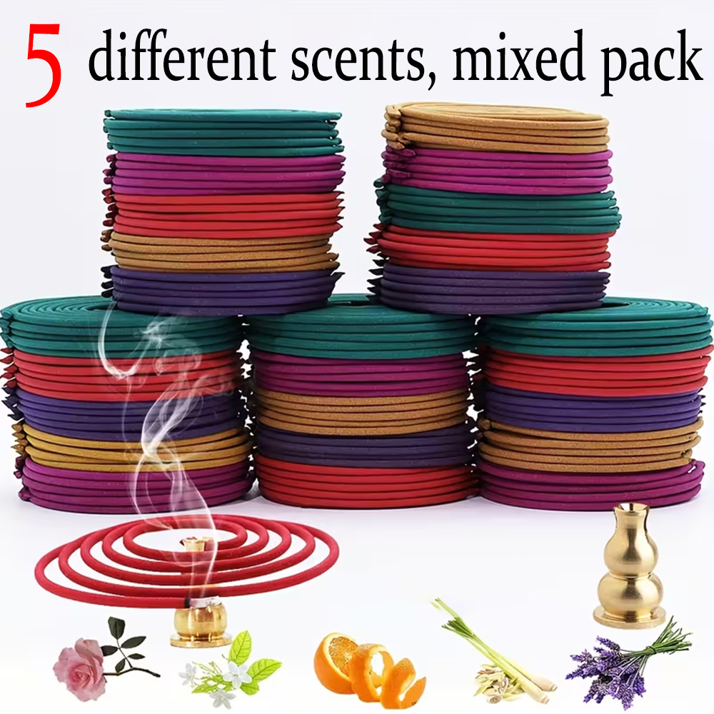 مجموعة بخور حلزونية كلاسيكية ع - مراجعة Home Fragrance Rose وسعره